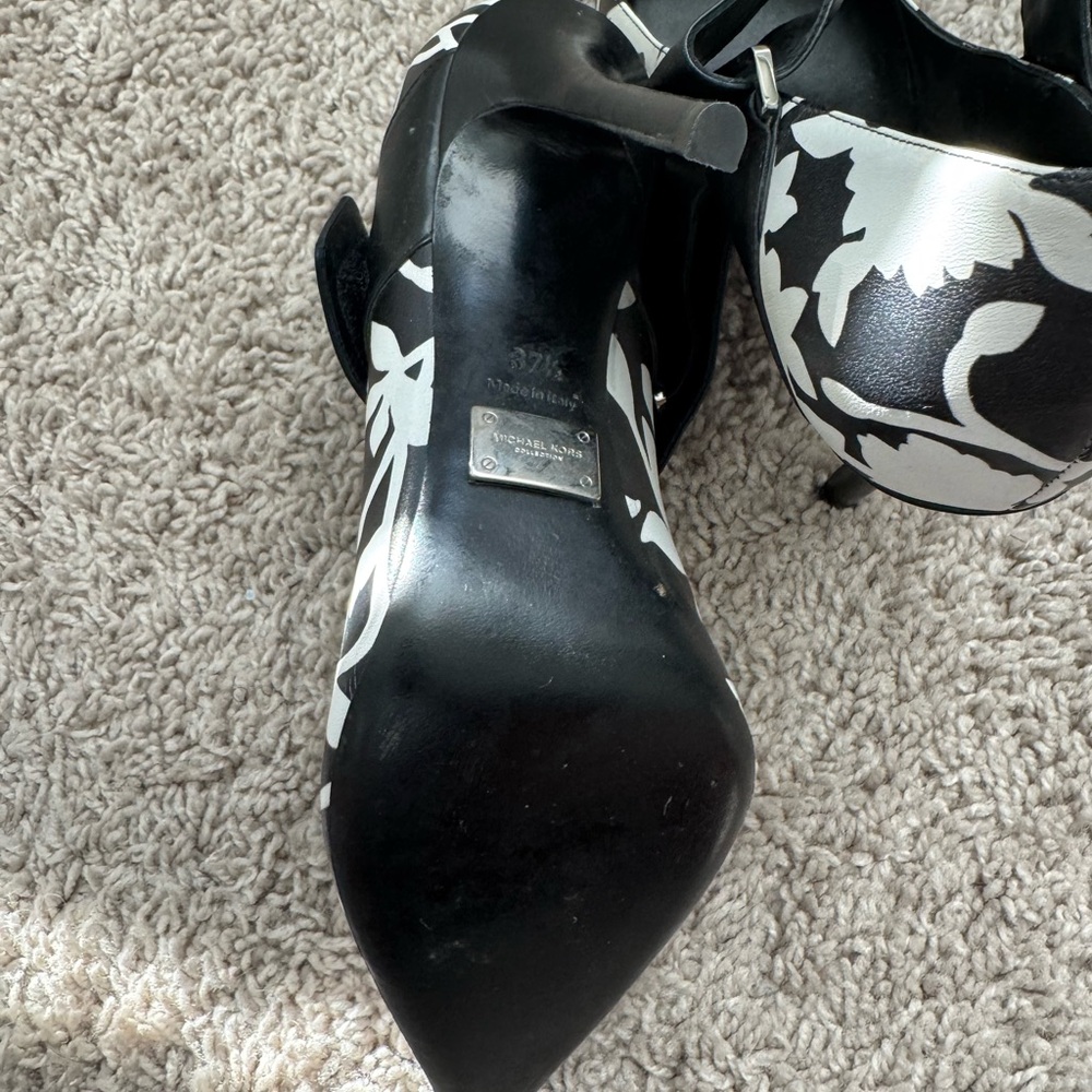 Michael Kors collection black/white heels size 37 1/2 - Picture 8 of 12